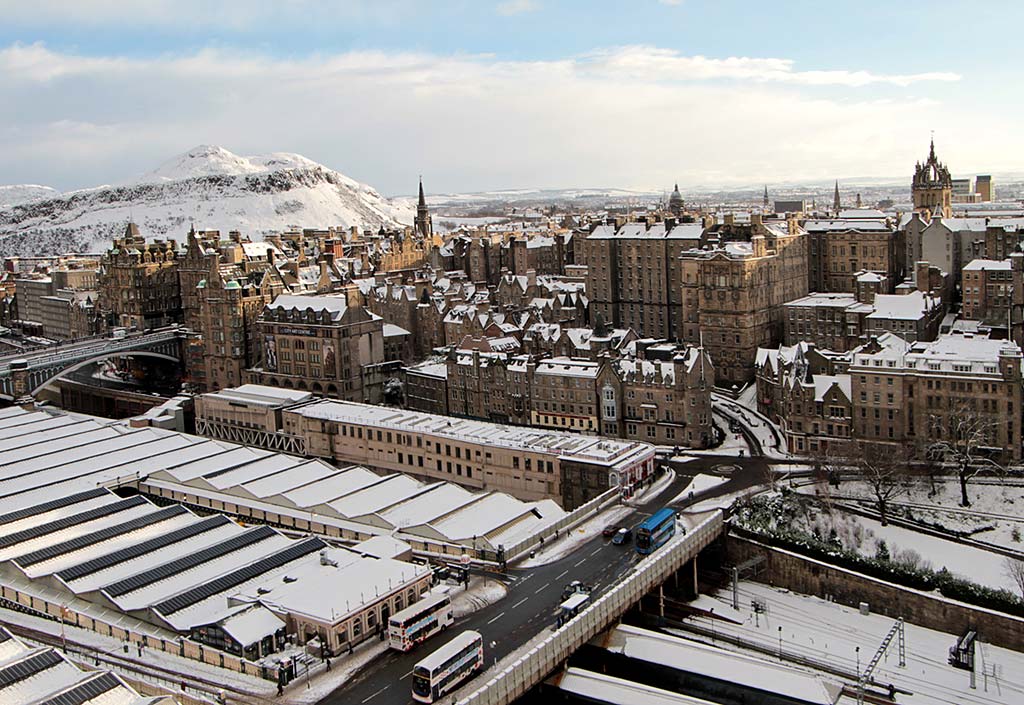 View from the Scott Monument  -  November 2010