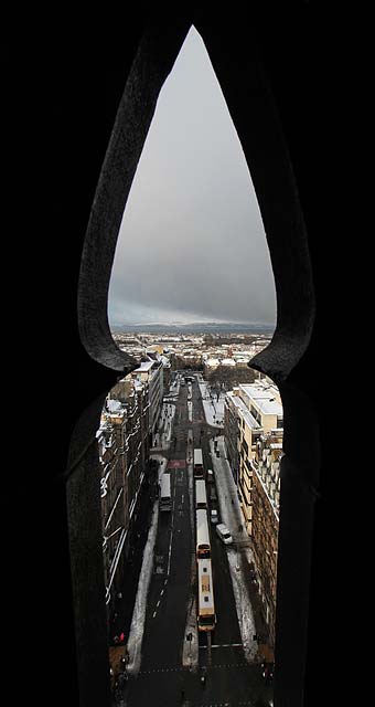 View from the Scott Monument, looking north  -  November 2010