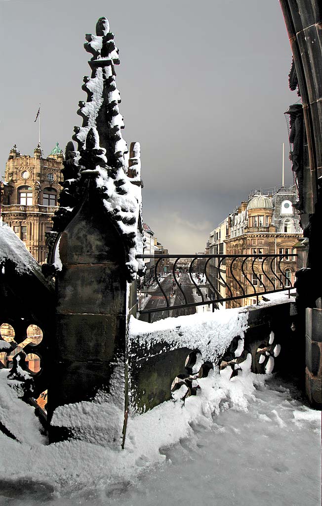 View from the Scott Monument, looking north - November 2010