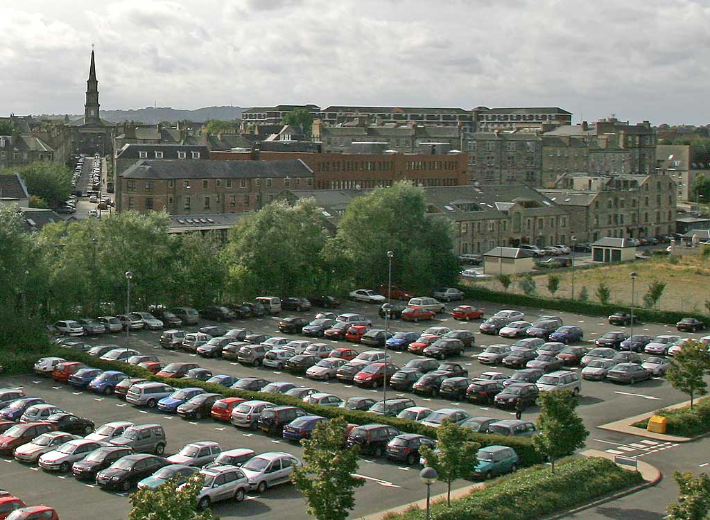 View from the roof of Scottish Government Office  -  September 2007