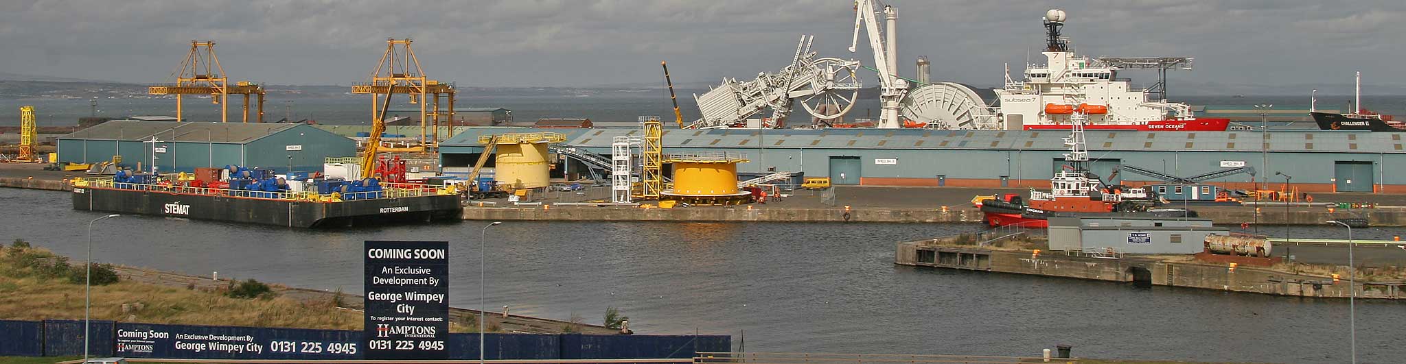 View from the roof of Scottish Government Office  -  September 2007