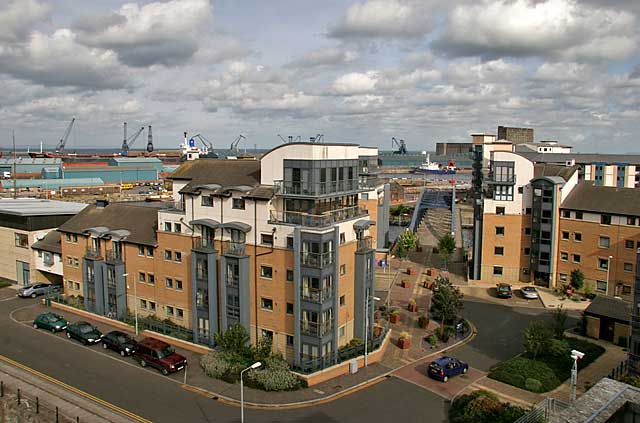 View from the roof of Scottish Government Office  -  September 2007
