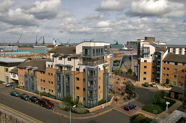 View from the roof of Scottish Government Office  -  September 2007