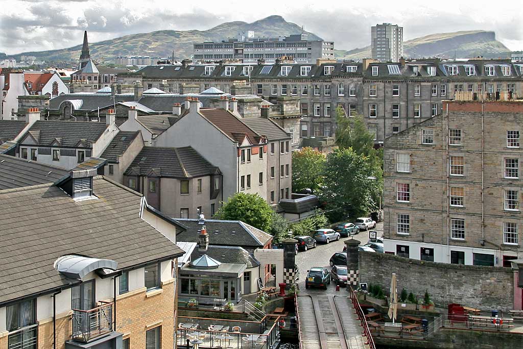 View from the roof of Scottish Government Office  -  September 2007