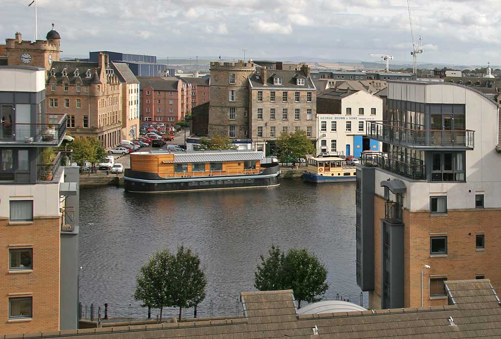 View from the roof of Scottish Government Office  -  September 2007