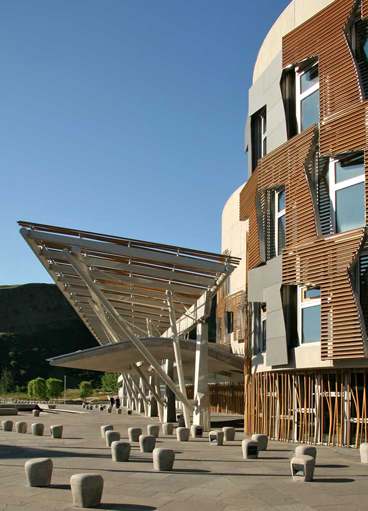 The Scottish Parliament Building  -  June 2006