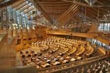 Scottish Parliament  -  Photograph tken during a photography tour on Juune 24, 2007, arranged by BBC4 in connection with David Dimbleby's new series: 'How We Built Britain'