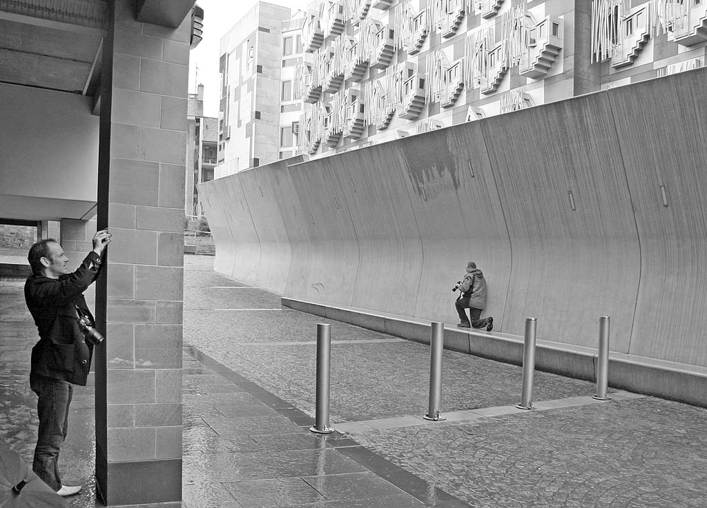 The Scottish Parliament Building  -  June 2006