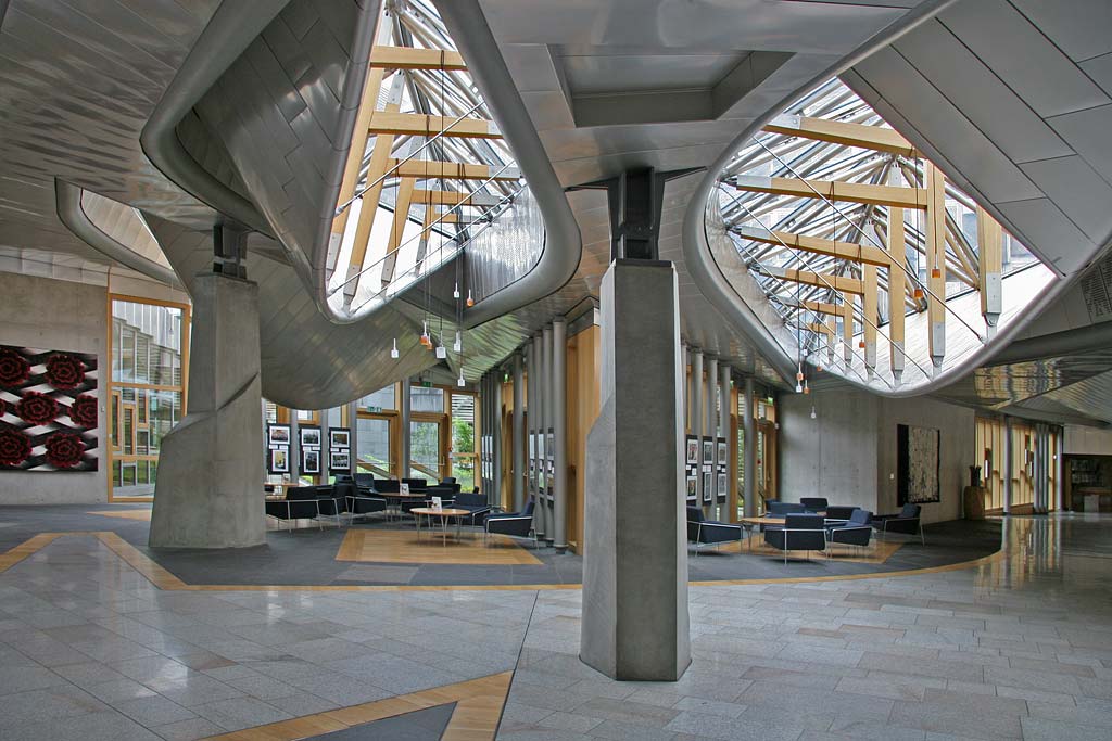 The Scottish Parliament Building  -  June 2006