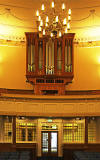 Organ Pipes and Church Entrance,  St Andrew's and St George's West Church, George Street, Edinburgh