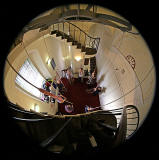 St Andrew's & St George's West Church  -  Looking down on the Change Ringers