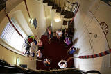 St Andrew's & St George's West Church  -  Looking down on the Change Ringers (zoom-in)