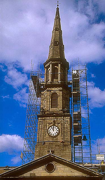 St Andrew's & St George's Church  -  September 2003  -  Removing the Bells - 2