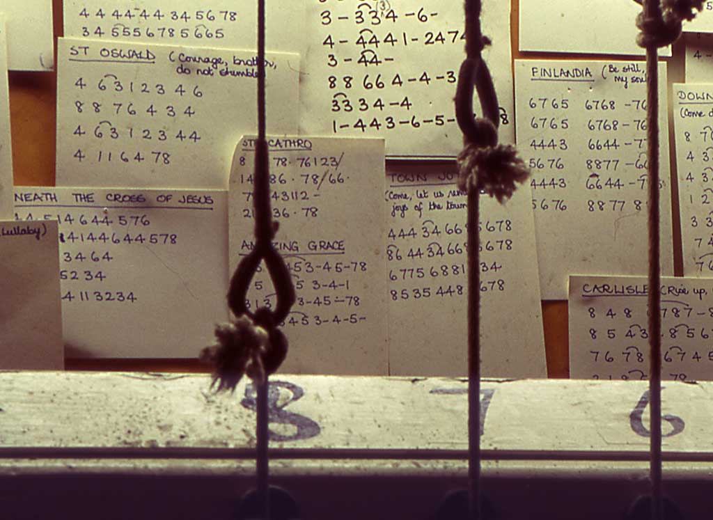 The Bell Ropes at St George's & St Andrew's Church, George Street, Edinburgh