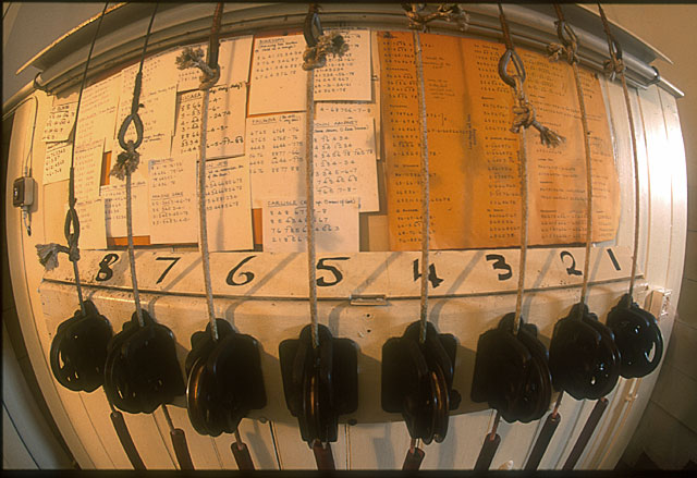 Ropes for Chiming the Bells at St Andrew's & St George's church, East End of George Street, Edinburgh