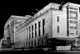 St Andrew's House  -  Government Offices built 1936-39 on the site of CaltonJail, Regent Road, Edinburgh  -  Floodlit for Victory Day, June 1946