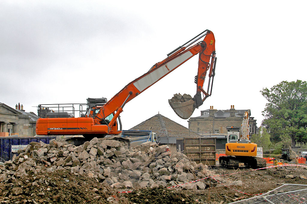 St Coluba's Hospice  -  Construction Vehicles, June 2012