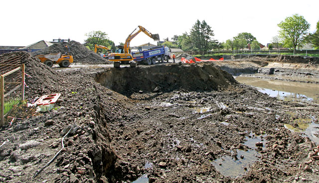 St Coluba's Hospice  -  Excavations, June 2012