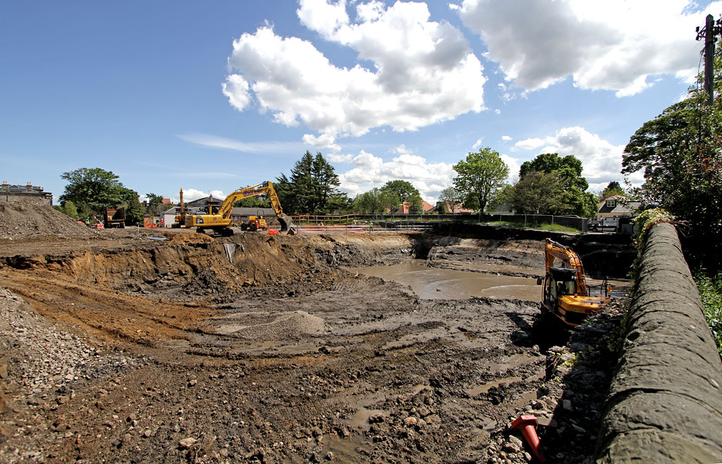 St Coluba's Hospice  -  Excavations, June 2012