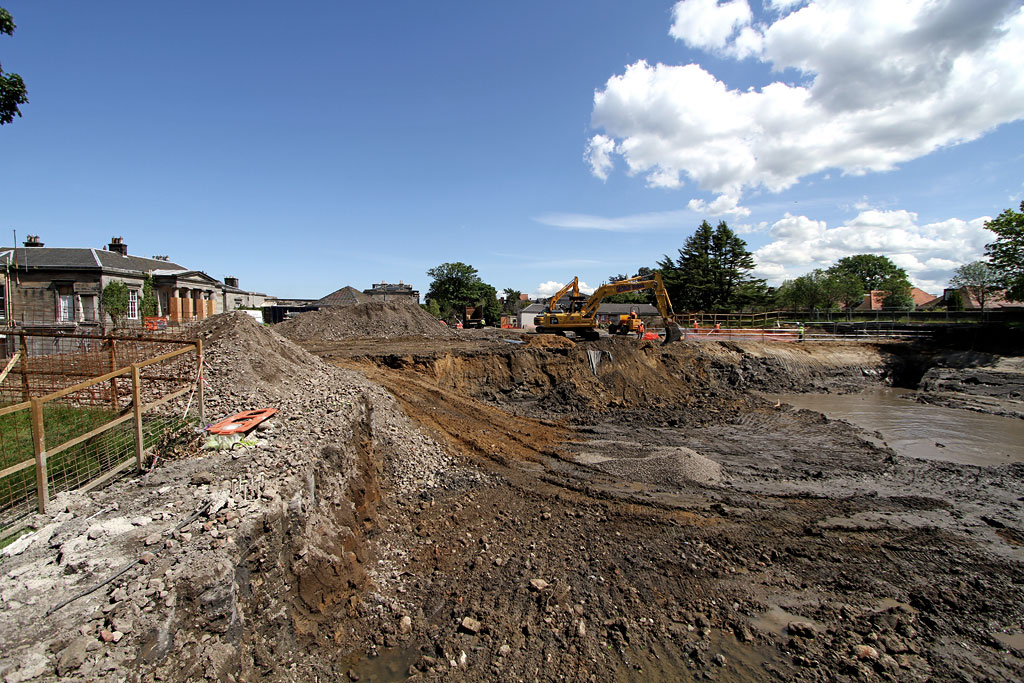 St Coluba's Hospice  -  Excavations, June 2012