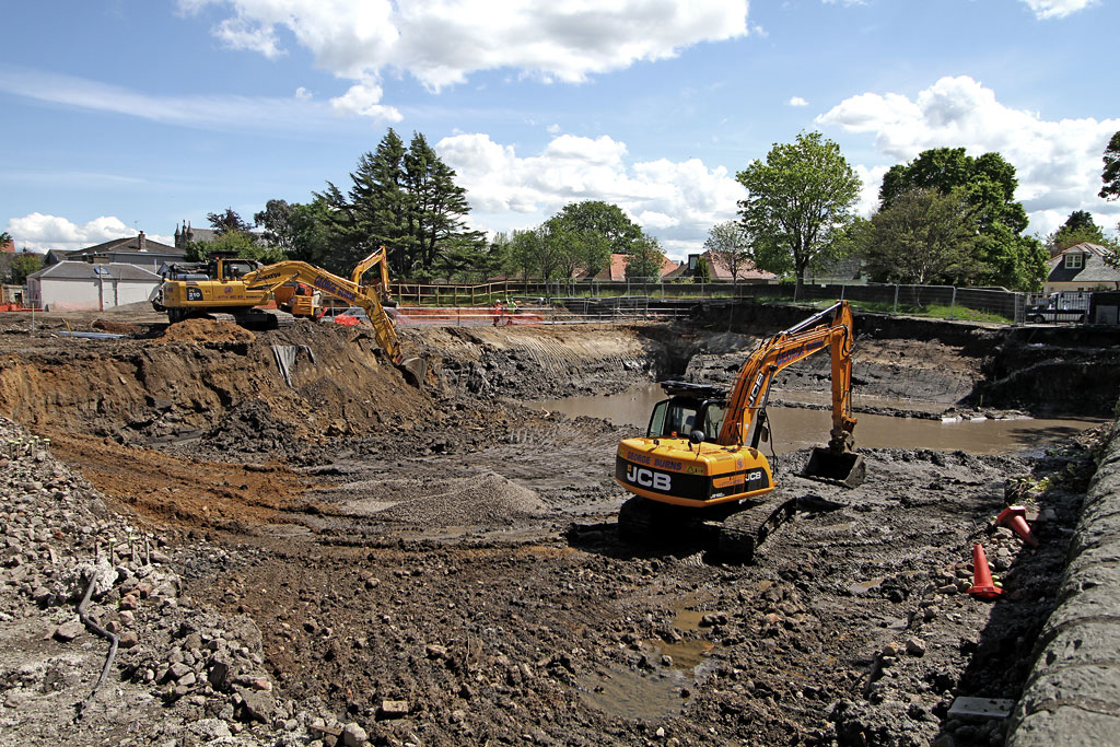 St Coluba's Hospice  -  Excavations, June 2012