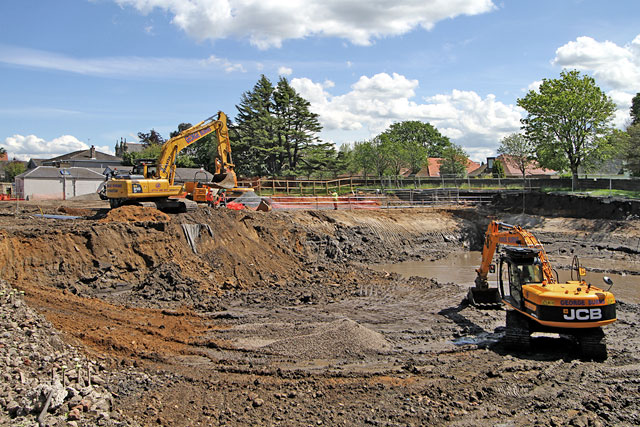 St Coluba's Hospice  -  Excavations, June 2012