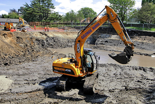 St Coluba's Hospice  -  Excavations, June 2012