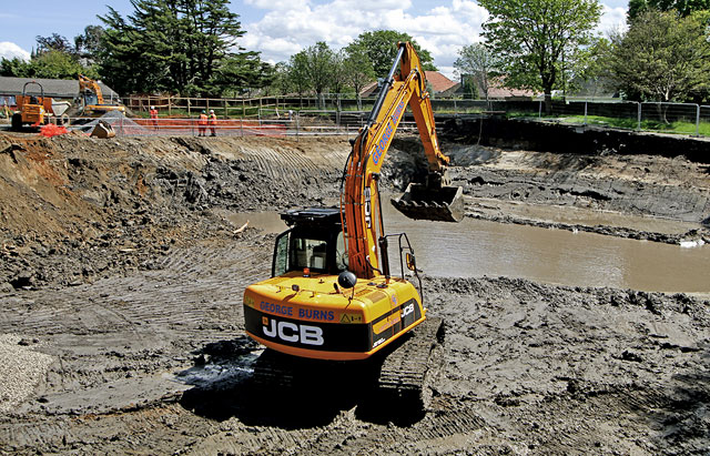 St Coluba's Hospice  -  Excavations, June 2012