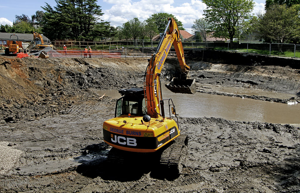 St Coluba's Hospice  -  Excavations, June 2012