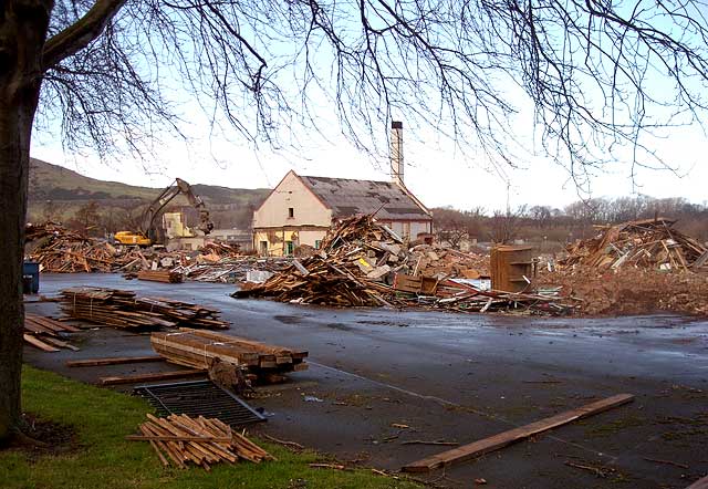 St Francis' School - being dmolished - March 2009