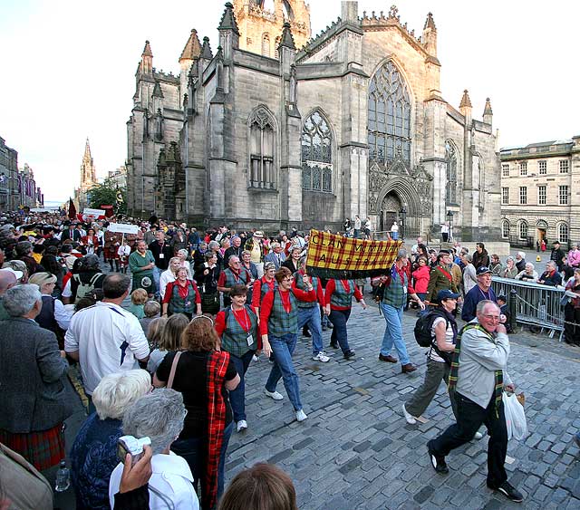 Clan Parade from Holyrood Park to Edinburgh Castle Esplanade - July 25, 2009