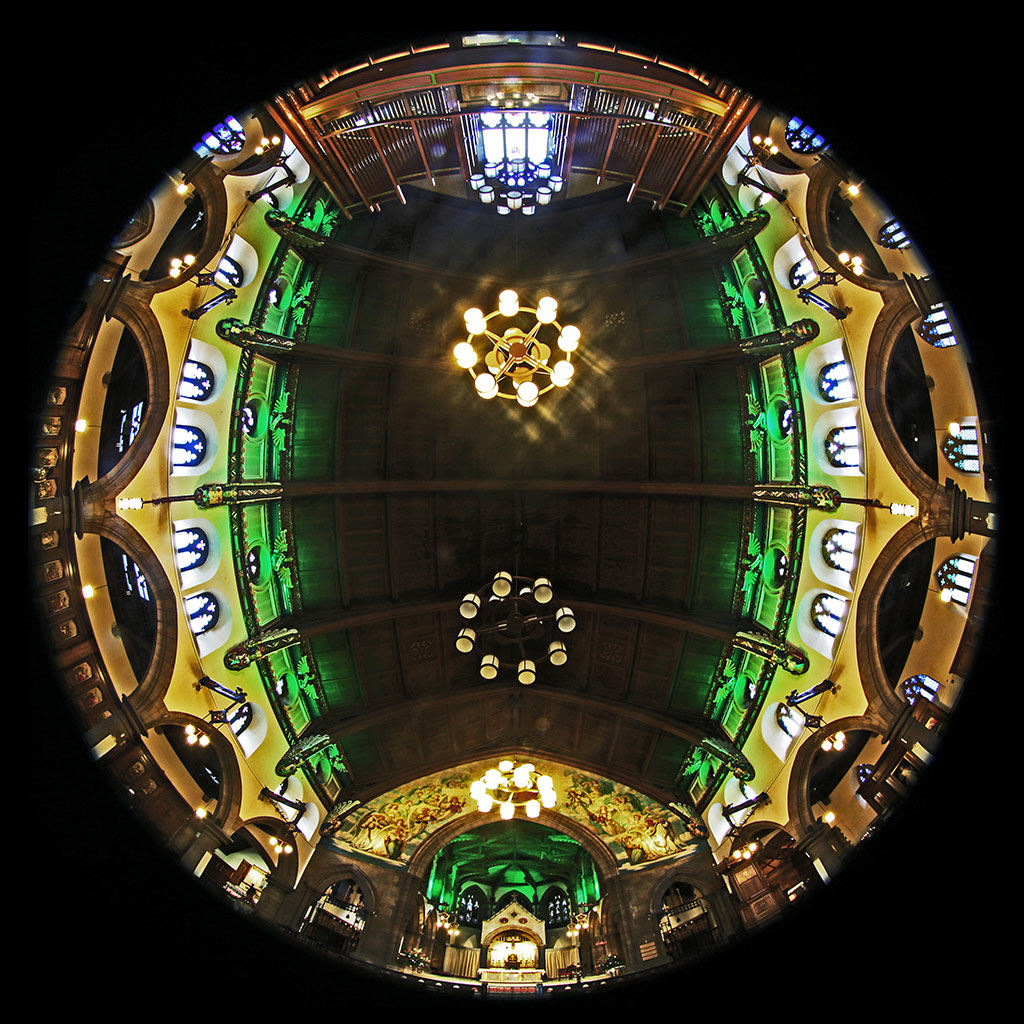 St Mary's RC Cathedral, beside the roundabout at the top of Broughhton Street, Edinburgh