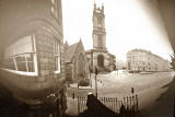 St Stephen's Church and St Vincent Bar  -  Photograph taken with a pinhole camera  -  29 April 2007