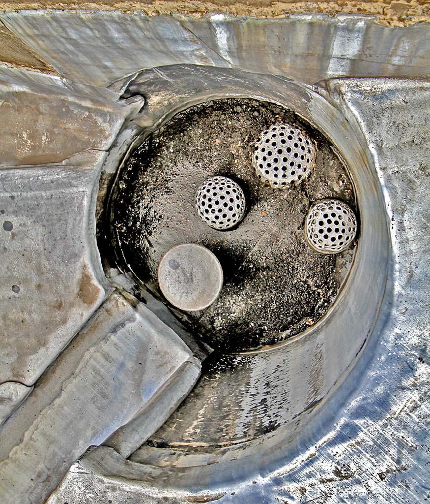 St Stephen's Church , Drain on the Church Roof - 2010