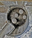 St Stephen's Church , Drain on the church roof - 2010