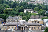 View from the roof of St Stephen's Church, looking to the south towards Ediburgh Castle