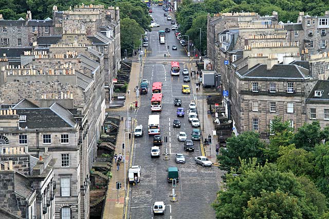 View from the roof of St Stephen's Church Tower, looking to the north