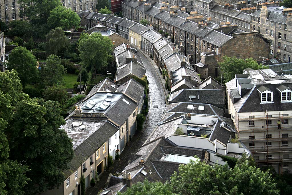 View from the roof of St Stephen's Church, looking to the west