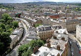 View from the top of the tower at St Stephen's Church, Stockbridge, looking west - 2010
