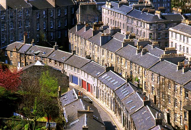 View from the roof of St Stephen's Church Tower, looking to the west