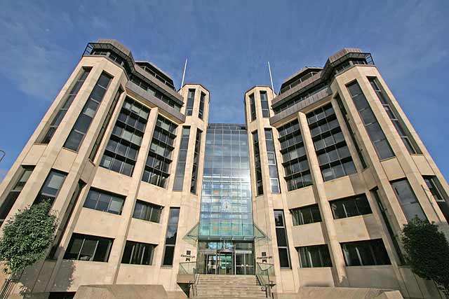 Standard Life House - 30 Lothian Road, at the corner of Lothan Road and the Western Approach Road