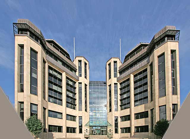 Standard Life House - 30 Lothian Road, at the corner of Lothan Road and the Western Approach Road