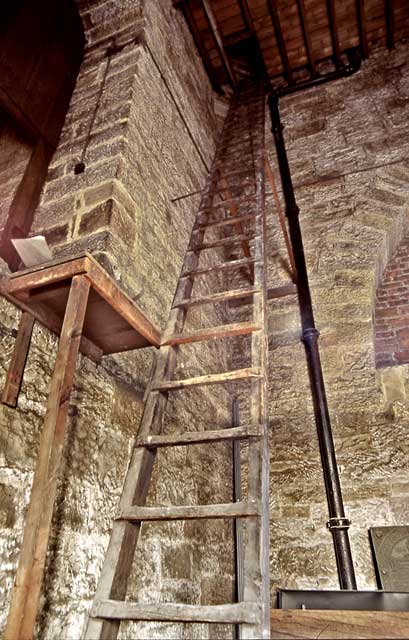 Ladder at Tolbooth St John's Church - 1993