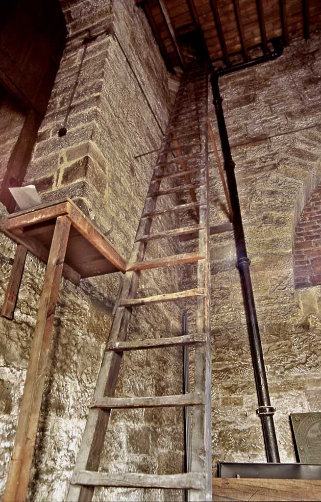 Ladder at Tolbooth St John's Church  - 1993