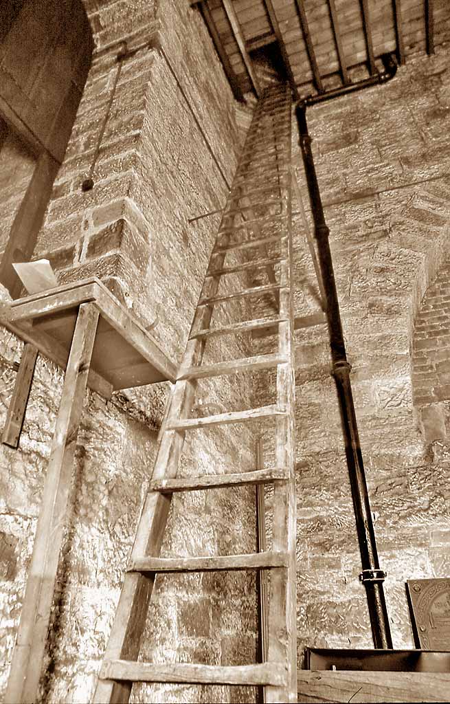 Ladder at Tolbooth St John's Church - 1993