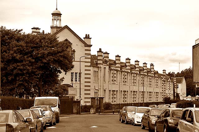 Tynecastle High School  -  The old school  -  June 2010