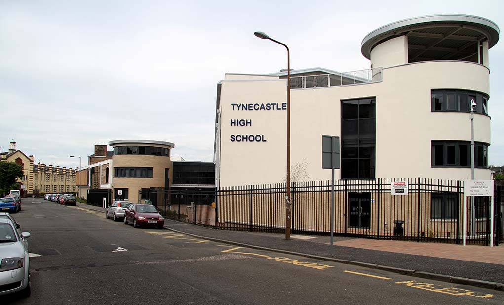 Tynecastle High School  -  The old school  -  June 2010