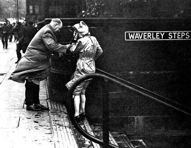 Valentine's Postcard  - Waverley Steps  -  Posted 1936