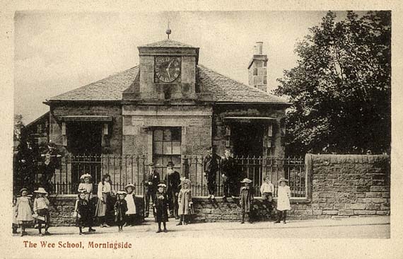 The Wee School, Morningside  -  Postcard