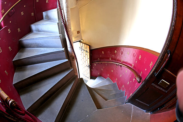 The Writers' Museum, Lady Stair's Close, Lawnmarket, Edinburgh  -  Spiral Staircase